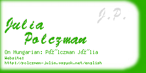 julia polczman business card